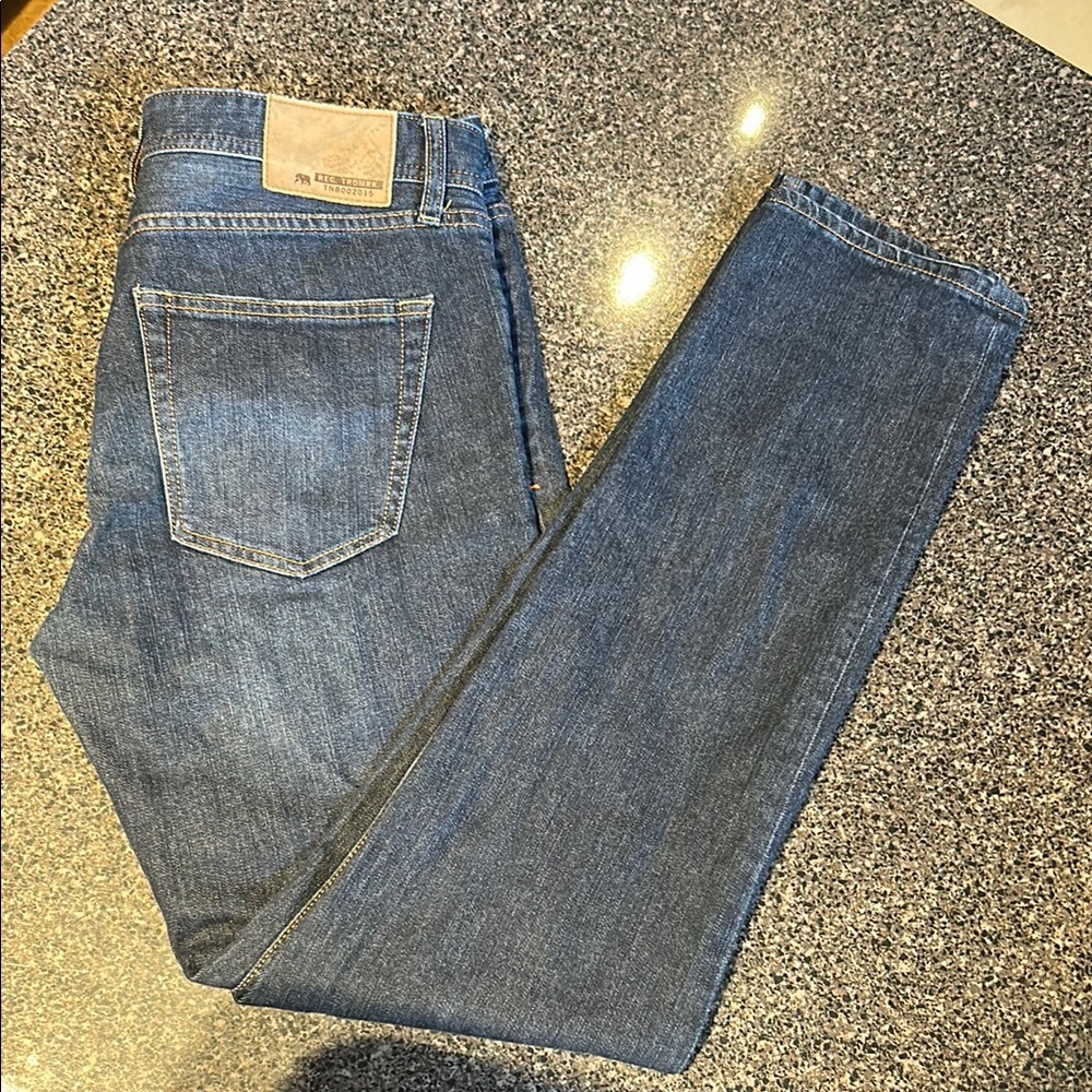 Normal Brand Men’s “Normal” Dark Blue Jeans 
Size 33x34